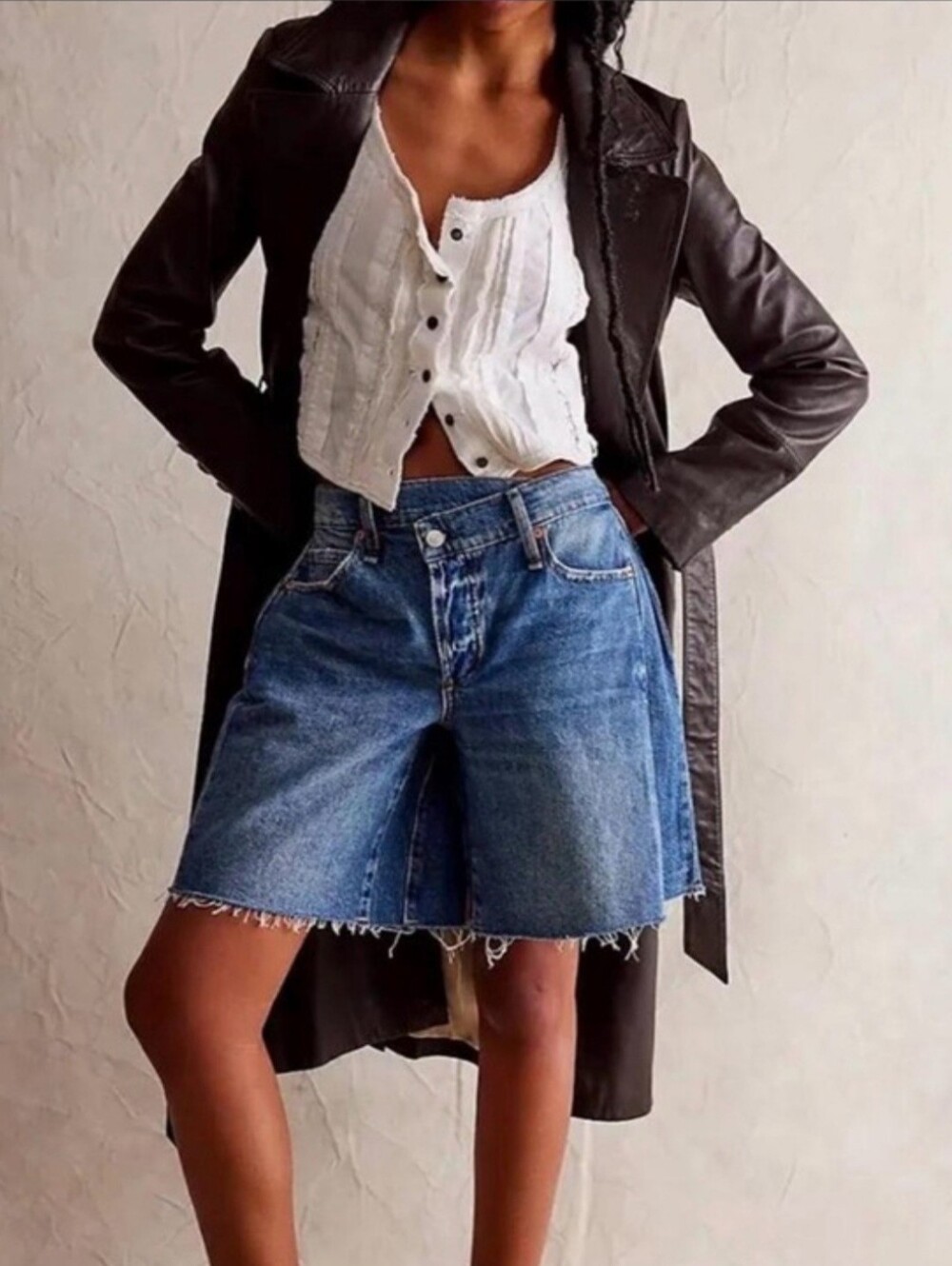We The Free Boomerang High Rise Long Short Women's Size 30